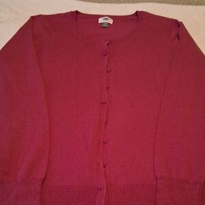 Old Navy Women's Cardigan in Deep Plum Size XL